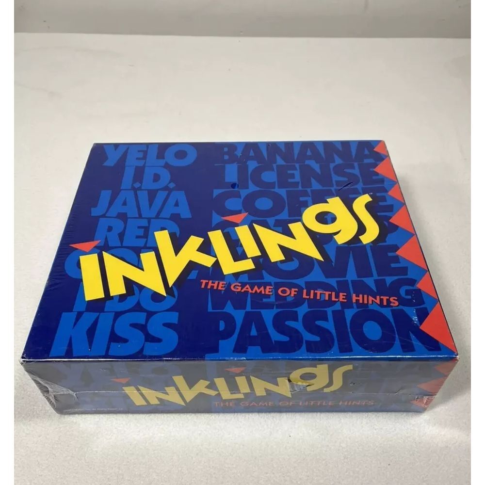 Mattel Inklings Board Game Game of Little Hints 1993 Vintage Party Game Sealed